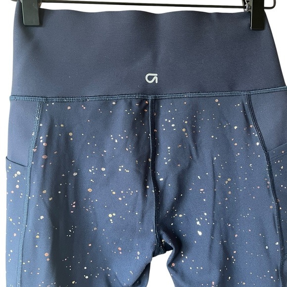 GAP Navy Sculpt Leggings with Speckle Detail Petite S - Picture 5 of 6
